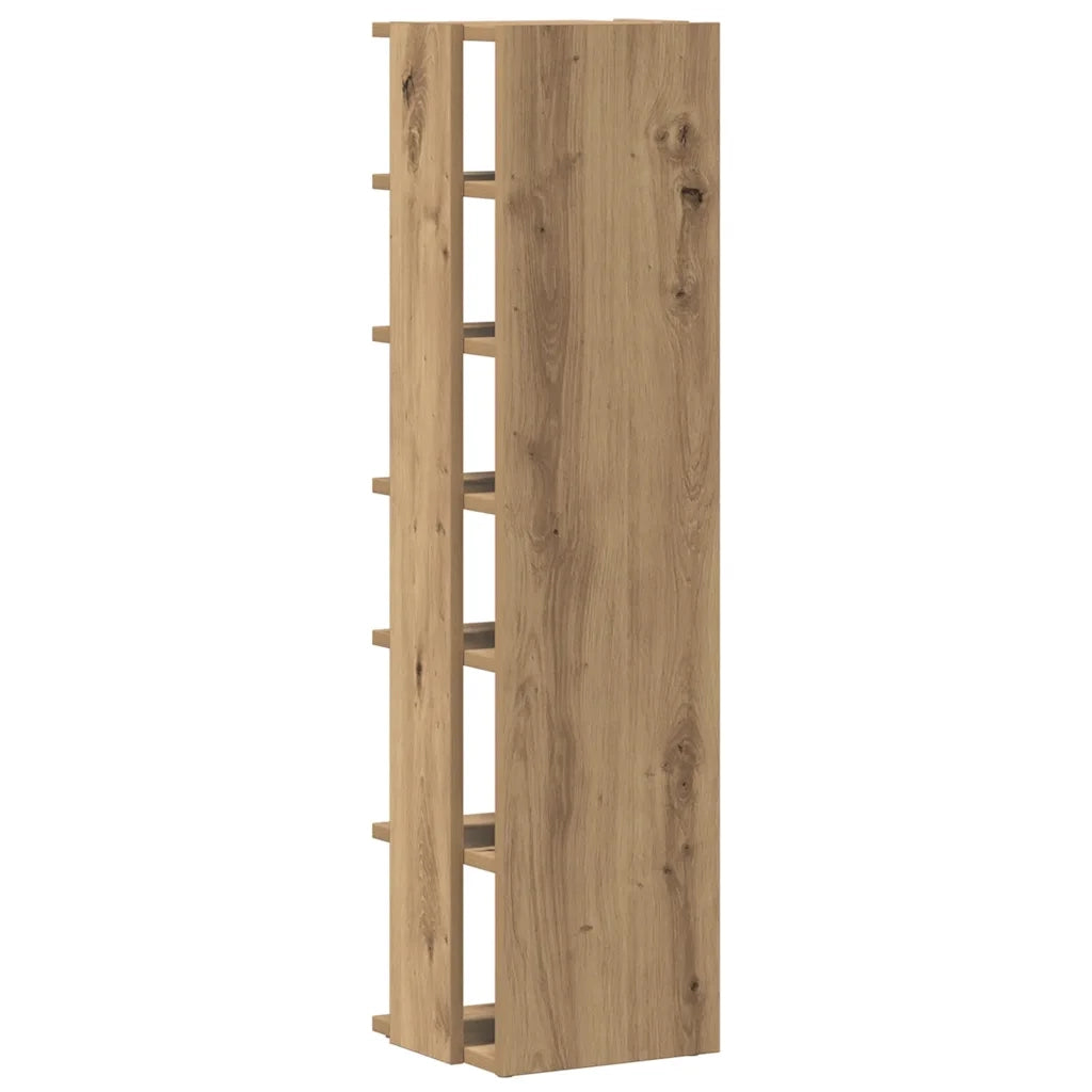 Scarpiere 2 pz Rovere Artigianale 28x27x102 cm in Truciolato 856667