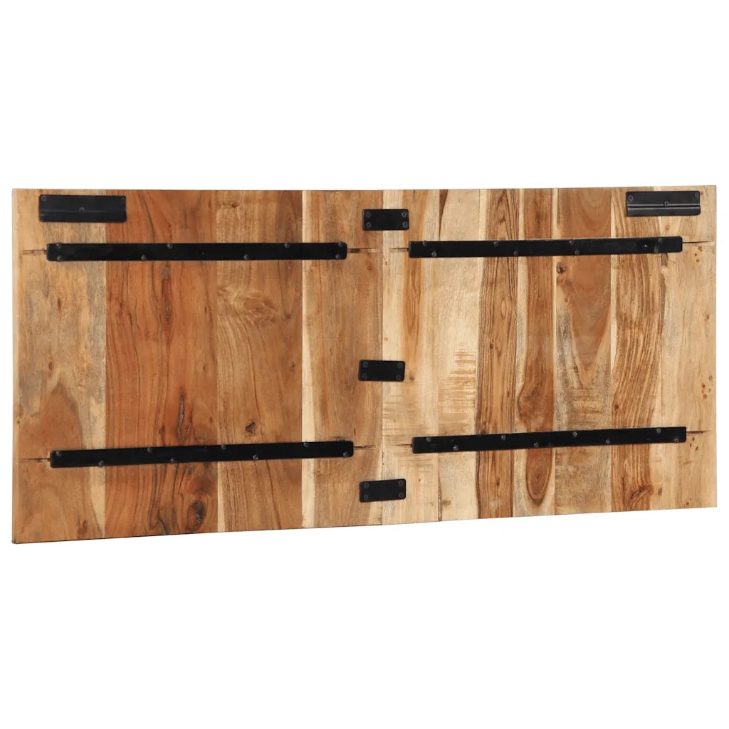 Testiera 120 cm in Legno Massello di Acacia