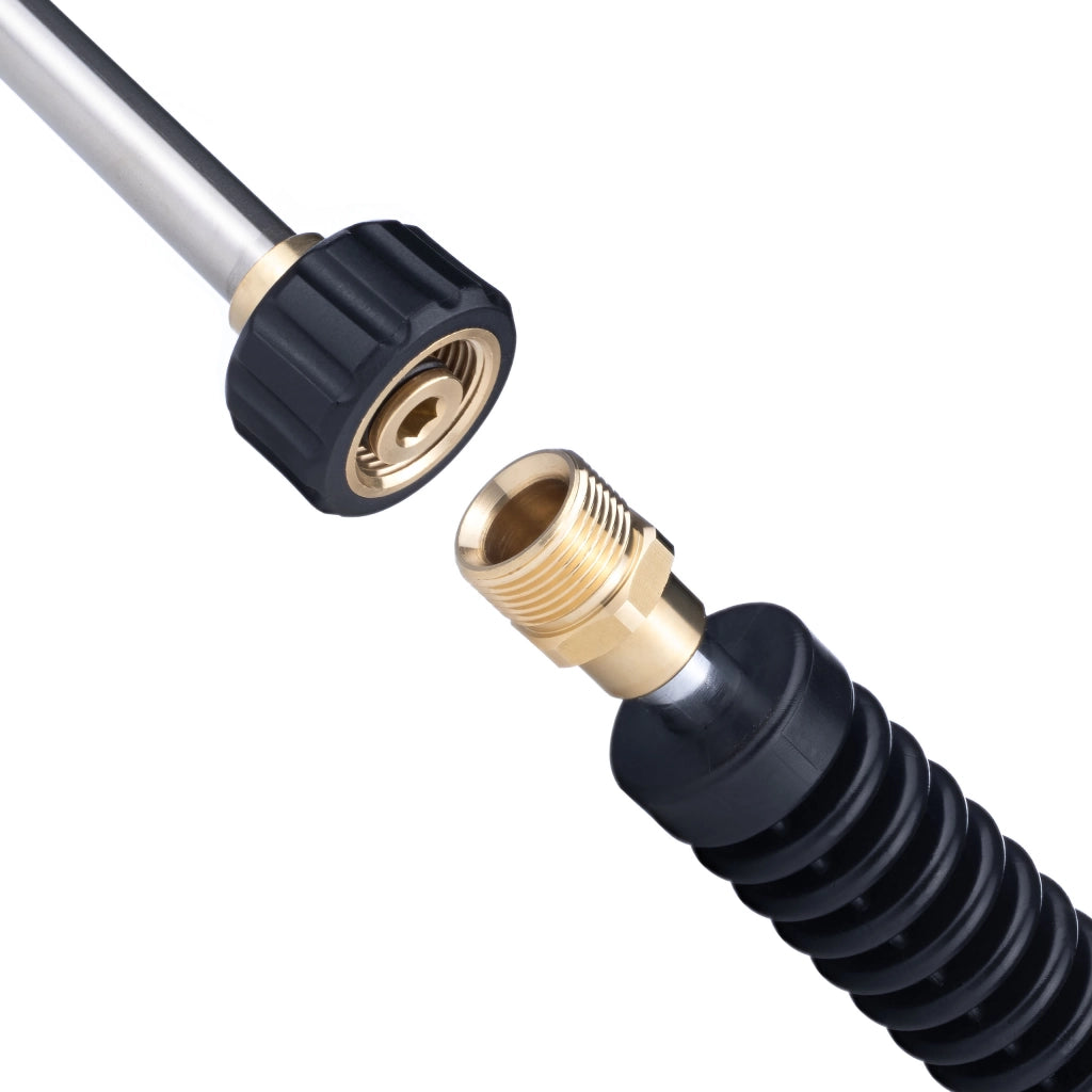 Lancia Angolare di Ricambio compatibile con Idropulitrice Kärcher K – 160 Bar, 300 mm + 400 mm, Filettatura M18x1,5