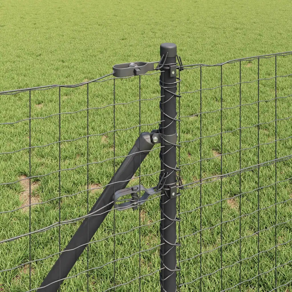 Palo della recinzione 2 pz Grigio 80 cm CFW7578389