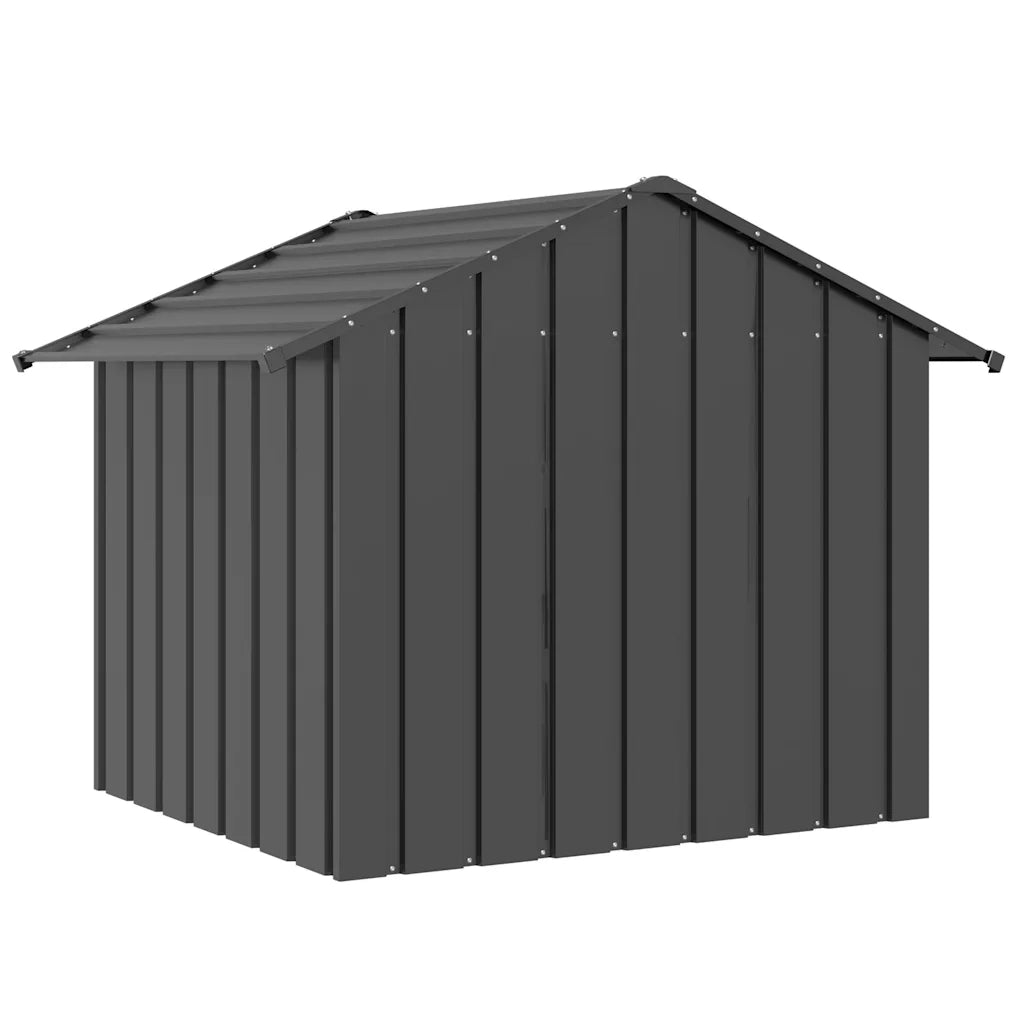 Casetta per Cani con Tetto 131x101x102 cm Acciaio Zincato 4100917