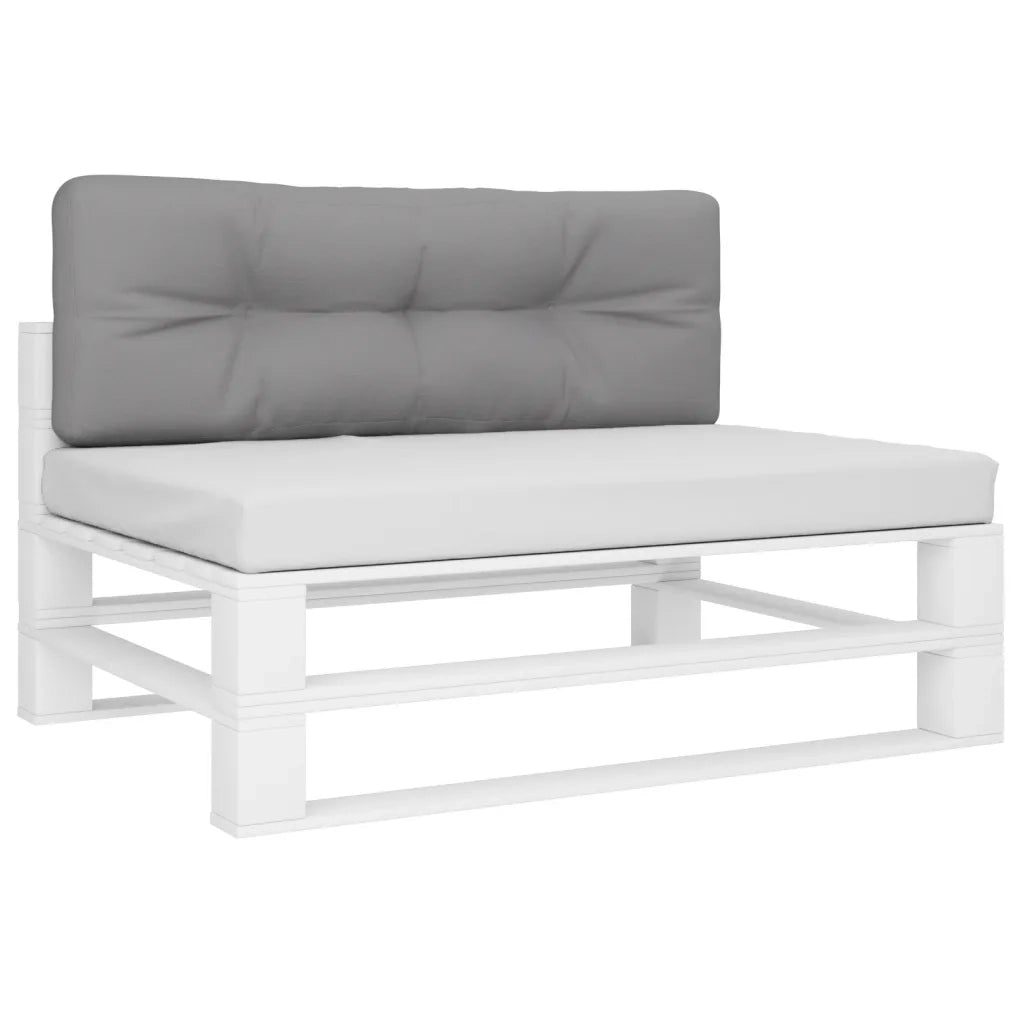 Cuscino per pallet | Cuscini per sedie Grigio 120x40x12 cm in Tessuto
