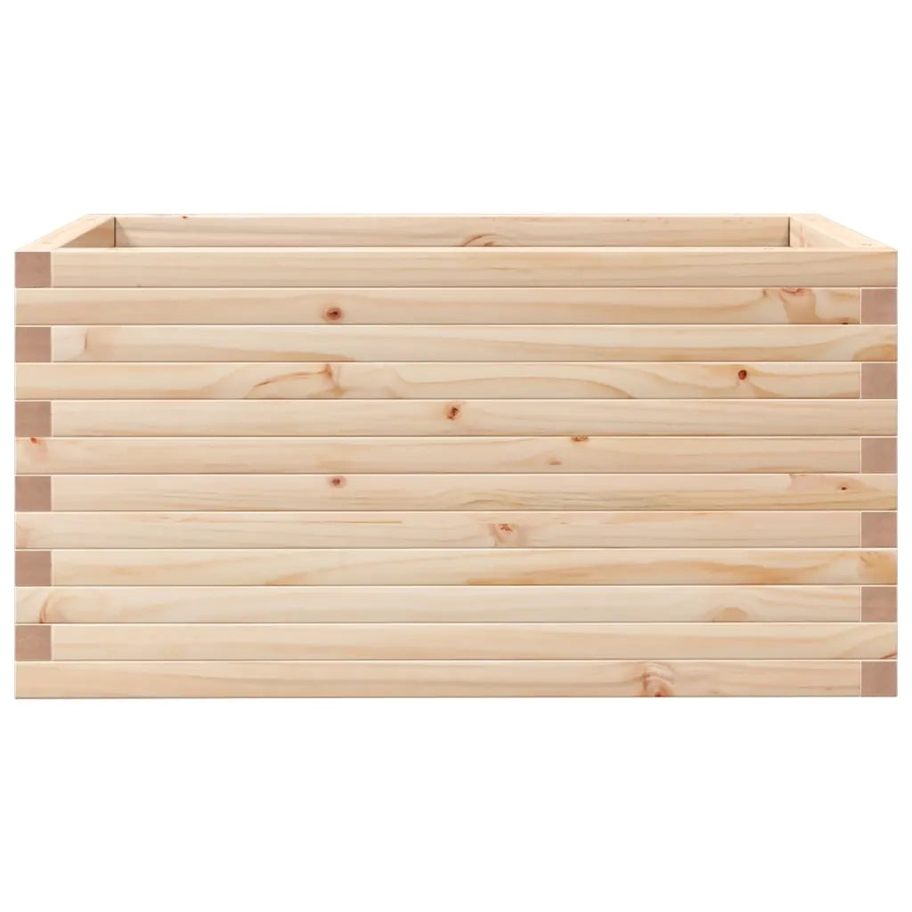 Fioriera da Giardino-Vaso da Esterno 90x60x45,5 cm in Legno Massello di Pino