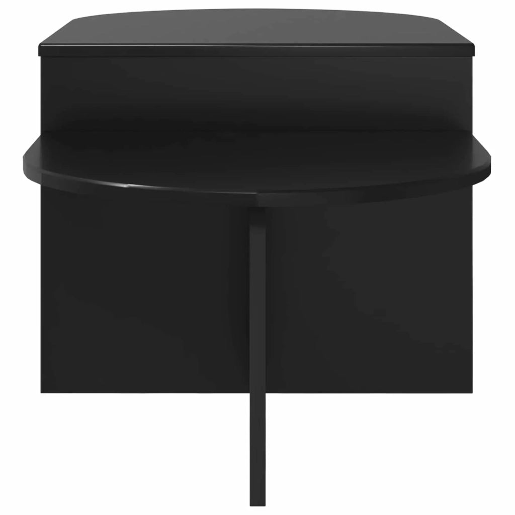 Tavolino da salotto Rovere Nero 100 x 50 x 40 cm