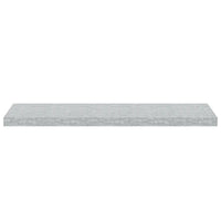 Scaffali a Parete 2 pz Grigio Cemento 90x23,5x3,8 cm in MDF cod mxl 33214