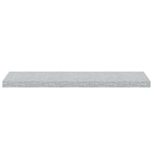 Scaffali a Parete 2 pz Grigio Cemento 90x23,5x3,8 cm in MDF cod mxl 33214