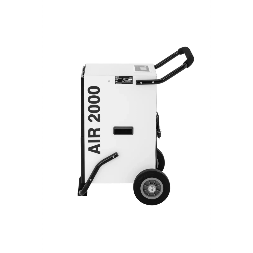 Deumidificatore professionale da cantiere 50 l/24 h 70 m² 5,69 l acciaio bianco e nero 14_0008887