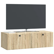 Mobile TV da Muro | Armadietto TV | Mobile Porta TV 98 x 41 x 30 cm Rovere Sonoma
