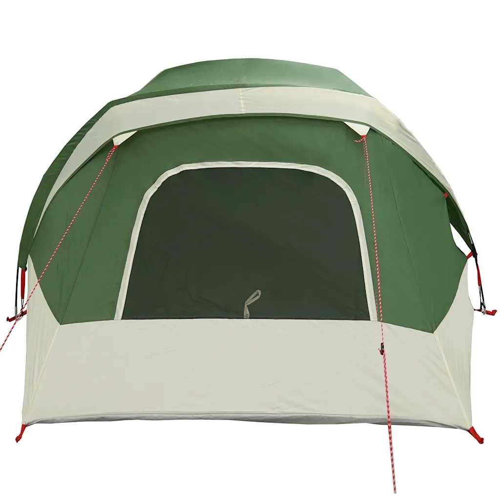 Tenda da Campeggio a Cabina per 4 Persone Verde Impermeabile