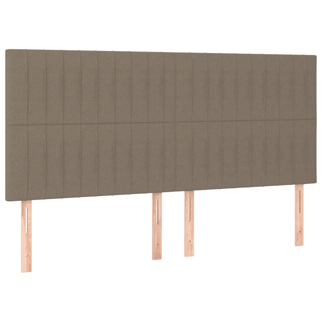 Giroletto a Molle con Materasso Tortora 180x200 cm in Tessuto 3136777