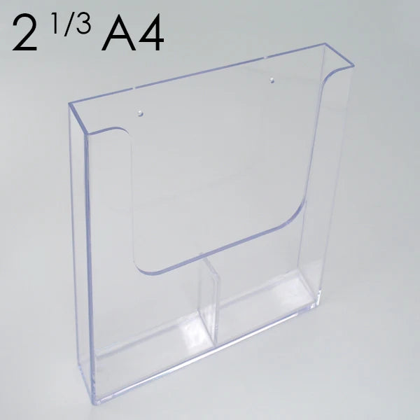 Porta depliant da parete 2 tasche