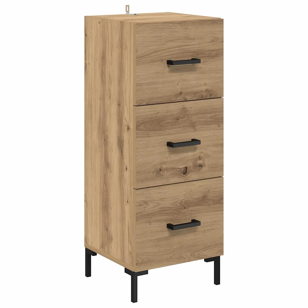 Credenza con cassetto Rovere artigianale 34,5 x 34 x 180 cm 3415834