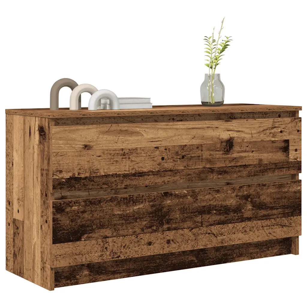 Mobile Porta TV Legno Antico 100x35x54 cm in Legno Multistrato 861812