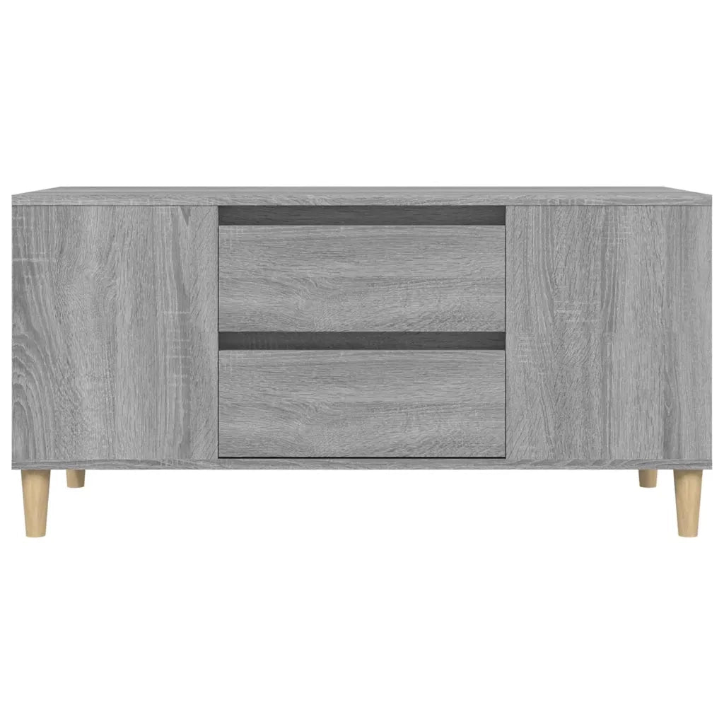 Mobile Porta TV Grigio Sonoma 102x44,5x50 cm Legno Multistrato 819602