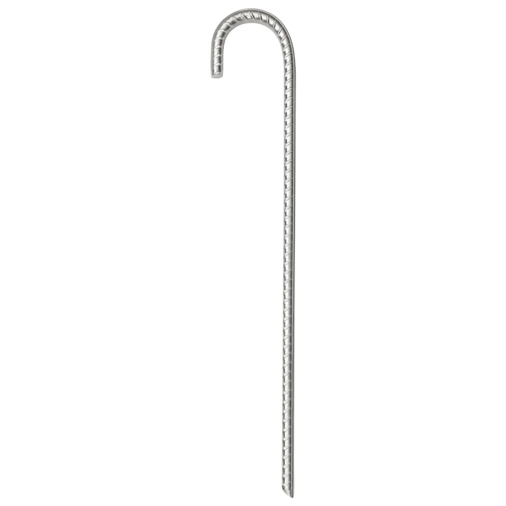 Picchetti per Tenda 12 pz 37 cm Ã˜10 mm in Acciaio Zincato
