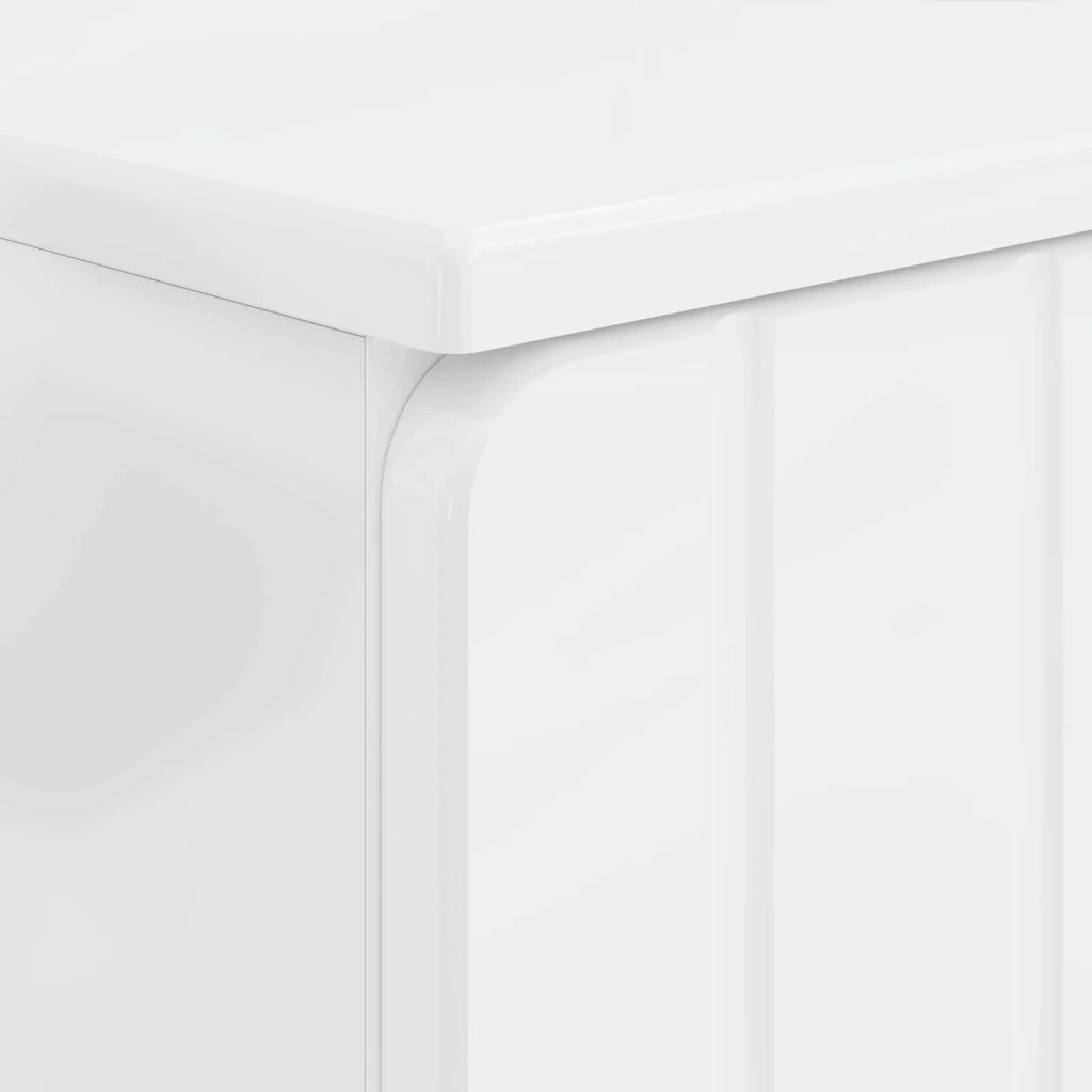 Armadio per Lavabo da Bagno ZWOLLE Bianco Lucido 896349