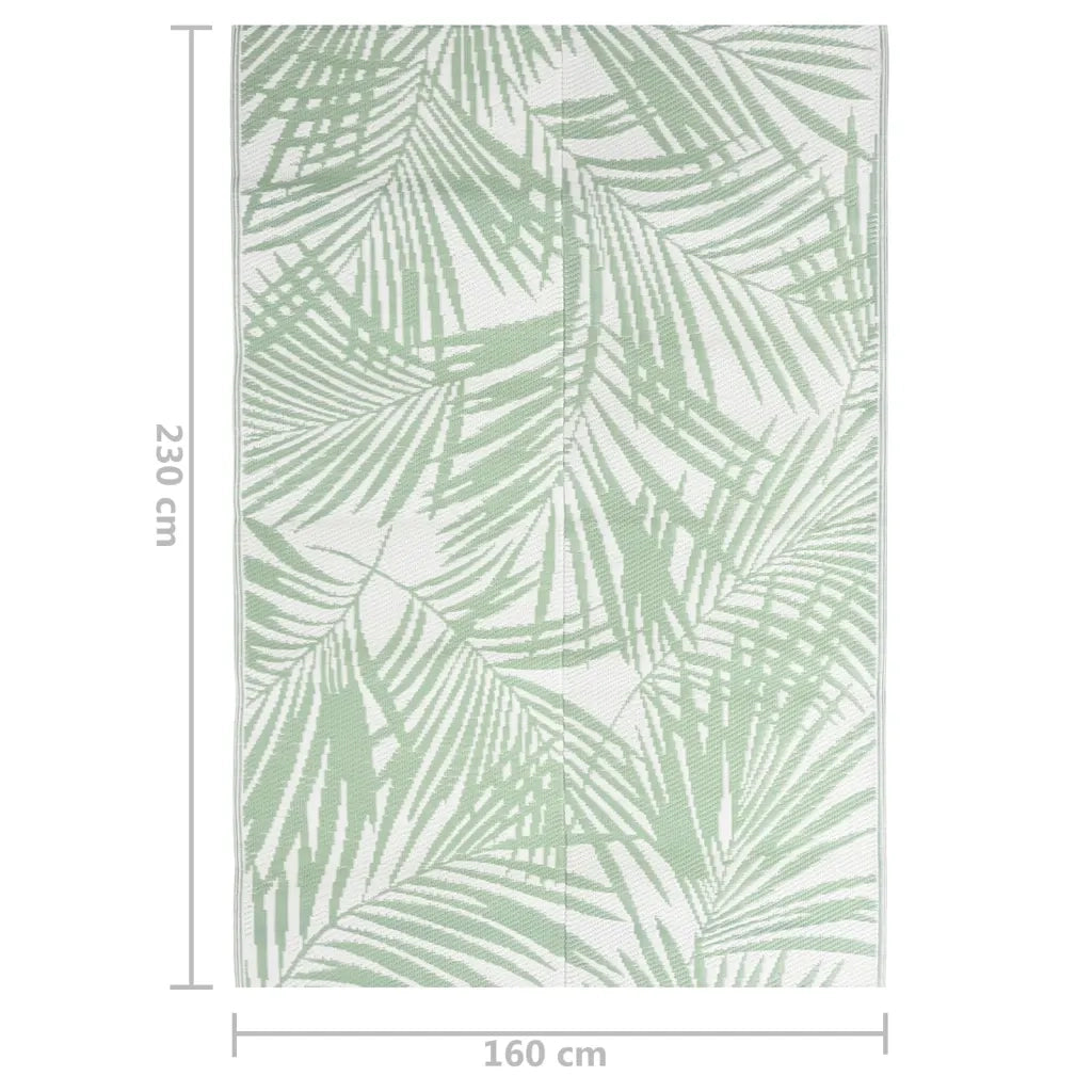 Tappeto da Esterno ARAKIL Verde 160x230 cm in PP
