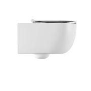 Coppia Di Sanitari Azzurra Ceramica Sospesi Senza Brida Bianco Lucido "Comoda"