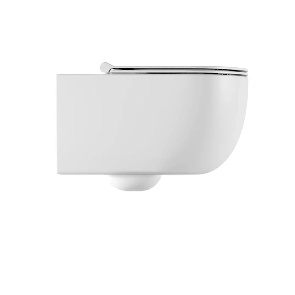 Coppia Di Sanitari Azzurra Ceramica Sospesi Senza Brida Bianco Lucido "Comoda"