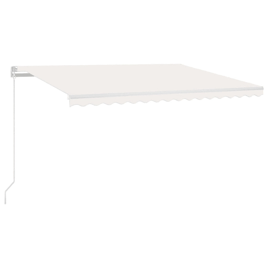 Tenda da Sole Retrattile Manuale 400x300 cm Crema