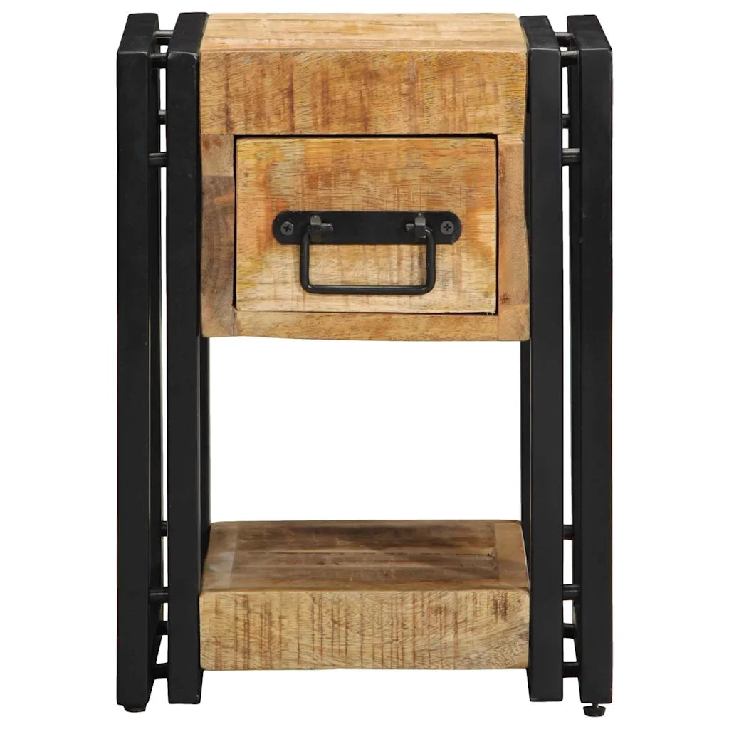 Armadio da Notte 2 pcs 30 x 30 x 40 cm Legno di mango massello 4016707