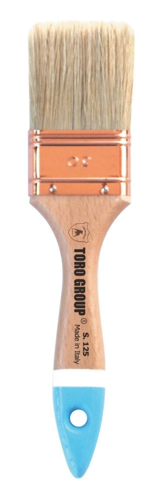 12pz pennellessa bionda manico legno s.125 mm.20 cod:ferx.12254
