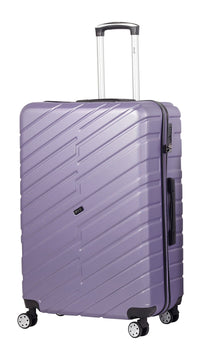 Trolley Valigia Grande Rigido 4 Ruote TSA in ABS Ravizzoni Cuba Lilla