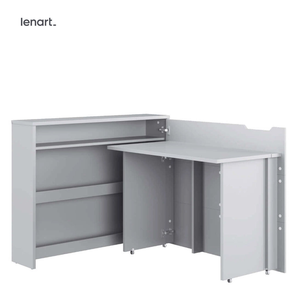 SCRIVANIA CONCETTO DI LAVORO CW 01P GRIGIO DESTRA