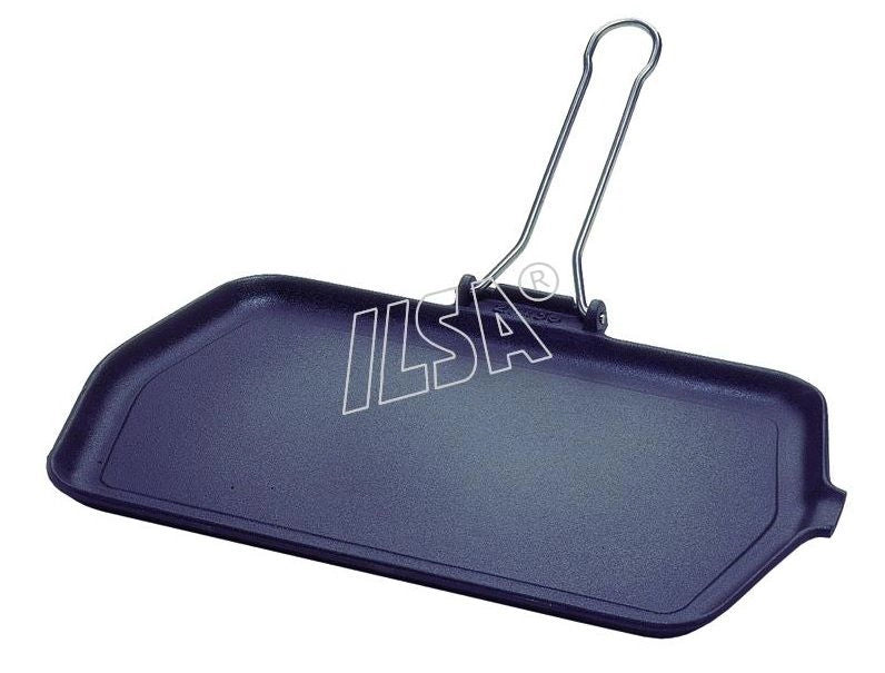 Bistecchiera padella grill in ghisa marinella 23 x 36 cm