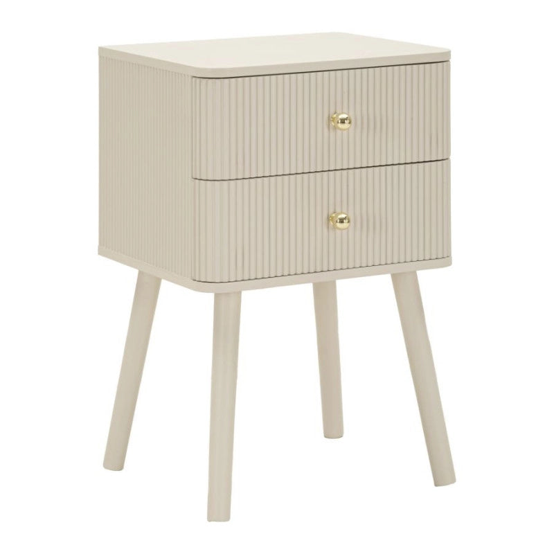 Comodino 2 Cassetti Shy cm 34x37,5x59