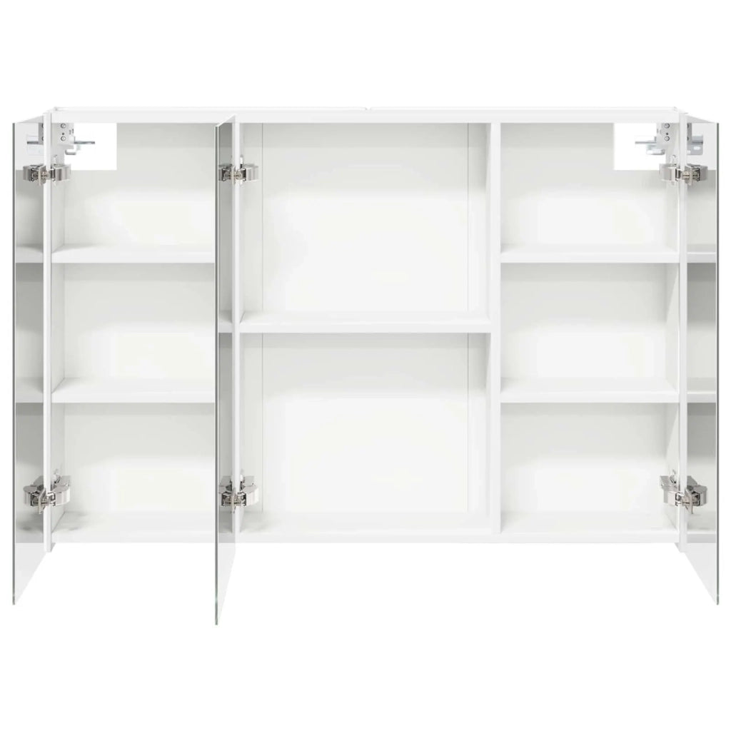 Mobiletto per specchio da bagno Bianco 103,5 x 15,5 x 70 cm 889271