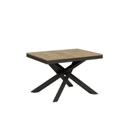 Tavolo allungabile 90x120/380 cm Volta Evolution Quercia Natura telaio Antracite