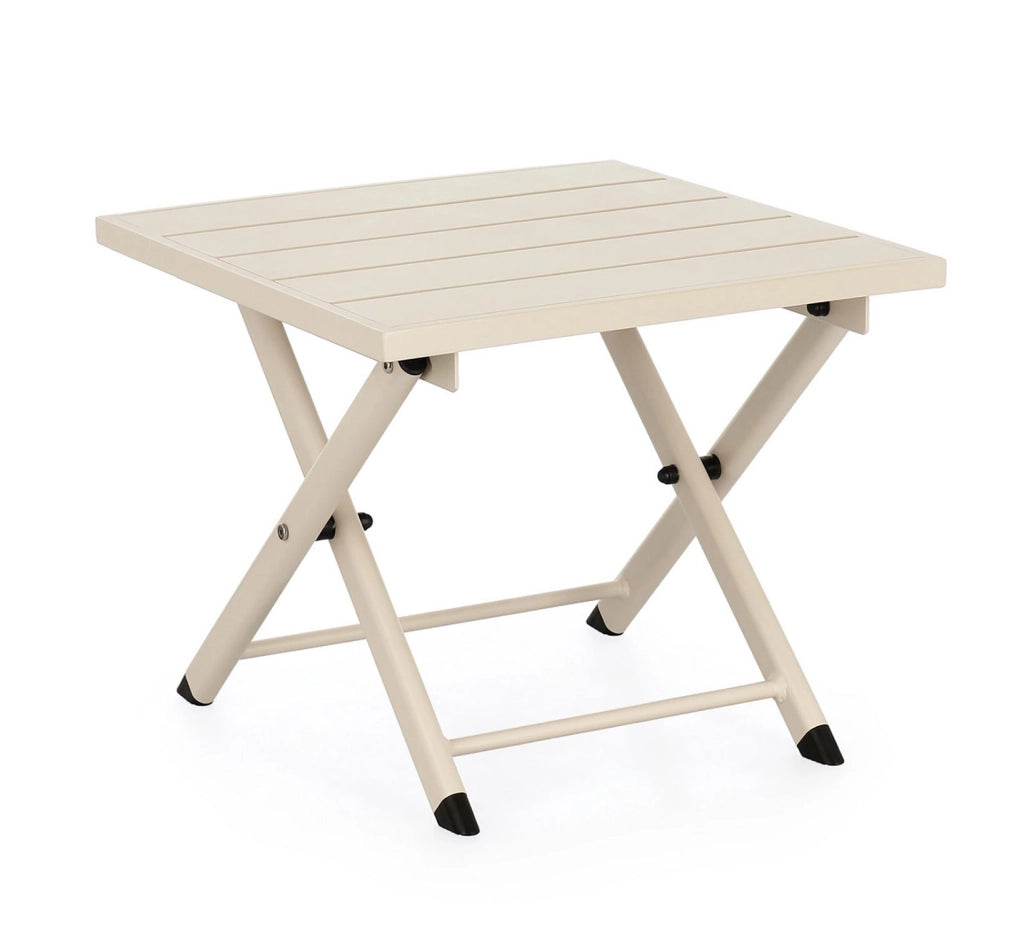Tavolino da Esterno 44x43x36h cm in Alluminio Taylor Whisper