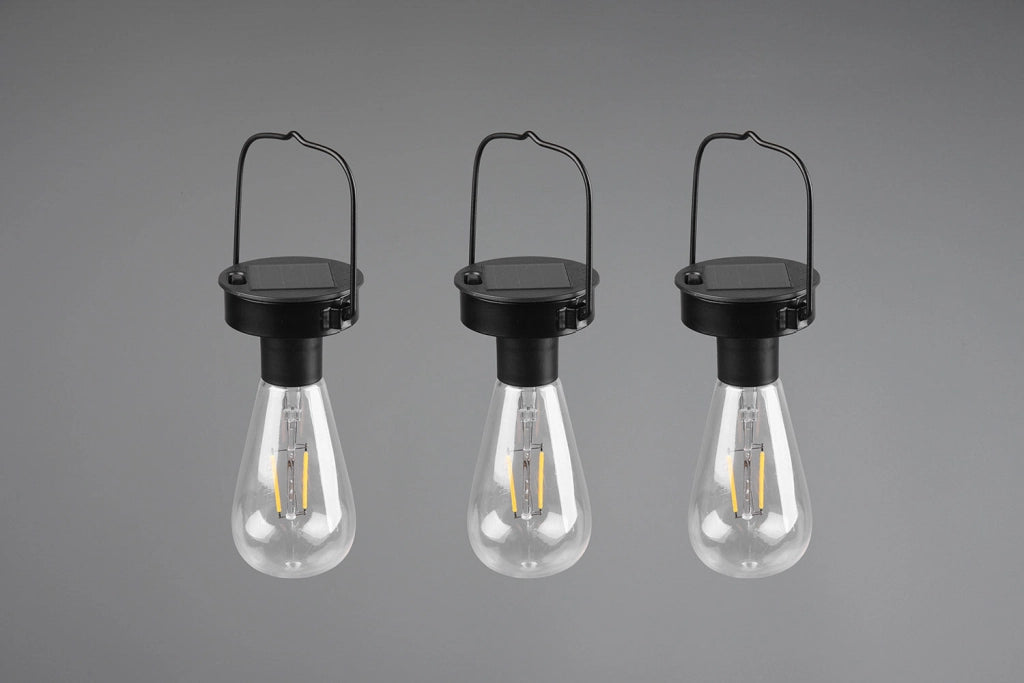 da Esterno a LED SMD in Acciaio Inossidabile Nero Opaco