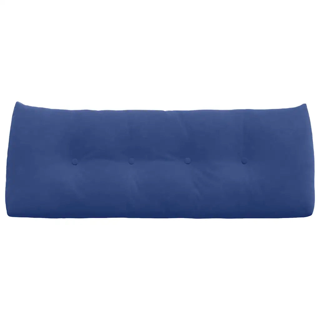 Cuscino per Schiena Blu Polizia 120 x 24 x 50 cm Velluto