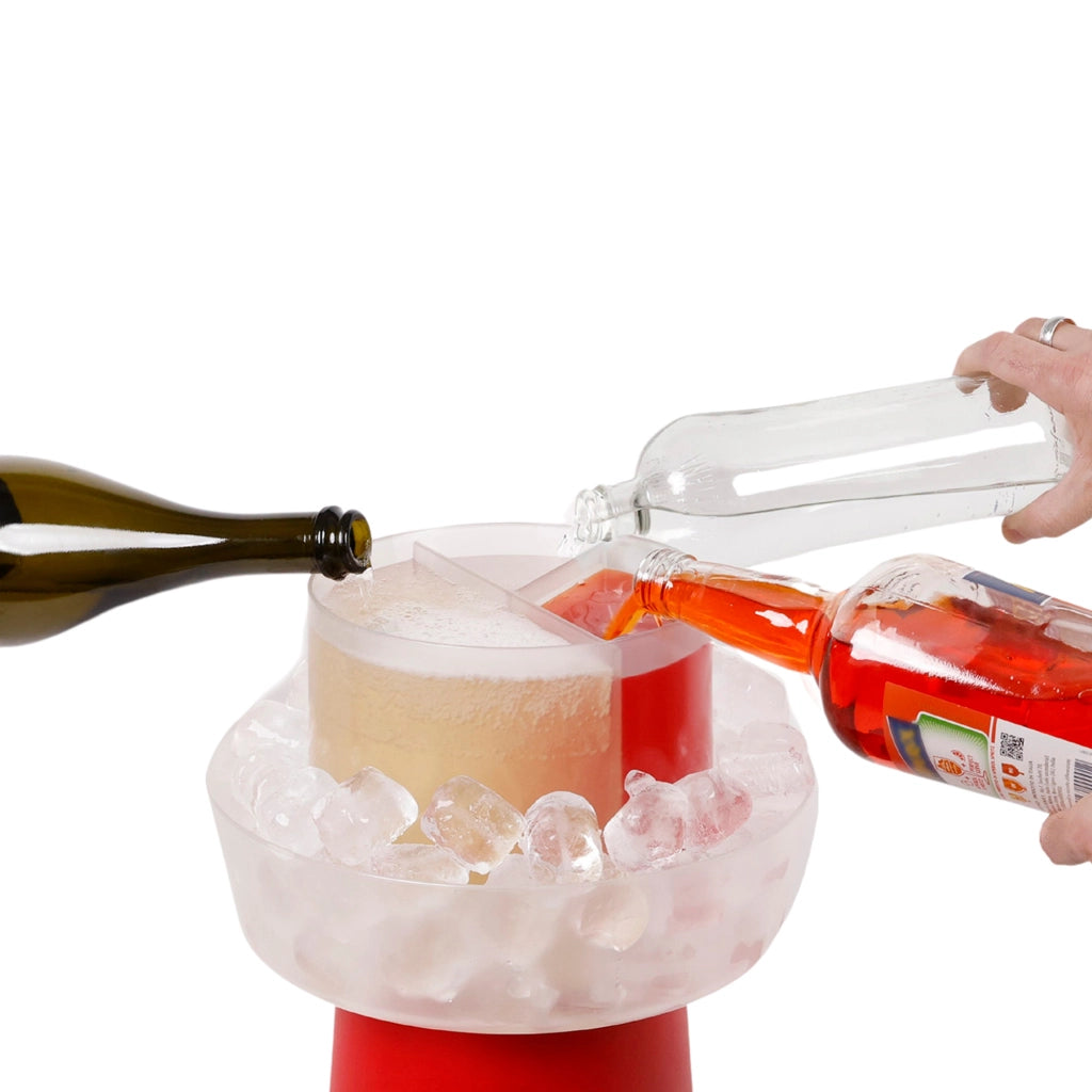 SPRIZZER linnovativa macchina per un Spritz perfetto in 5 secondi direttamente nel bicchiere Senza elettricita ne batterie Macchina ideale per preparare il tuo Spritz perfetto Arancio