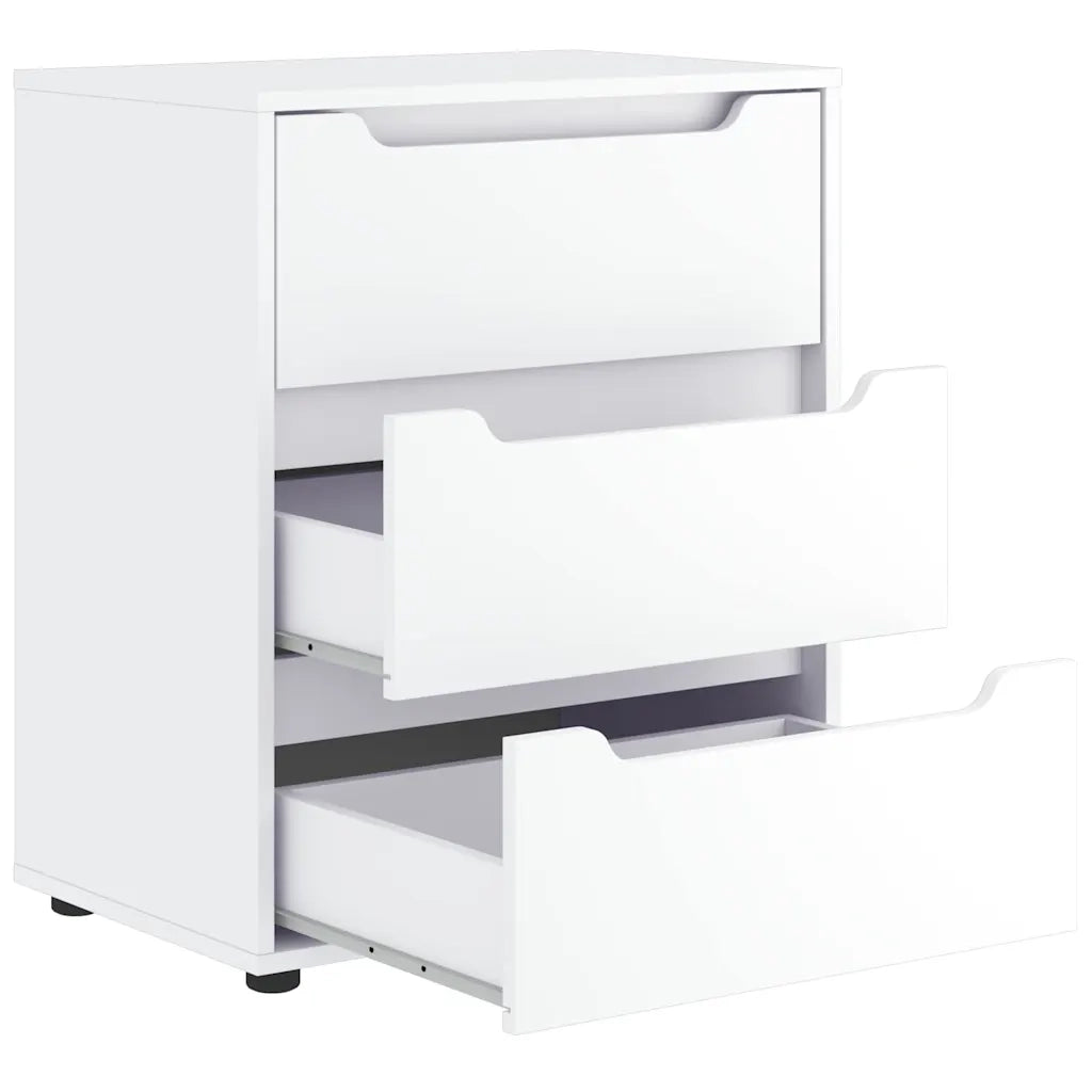 Credenza VISNES Bianca 60x40x73 cm in Legno Multistrato 4108284