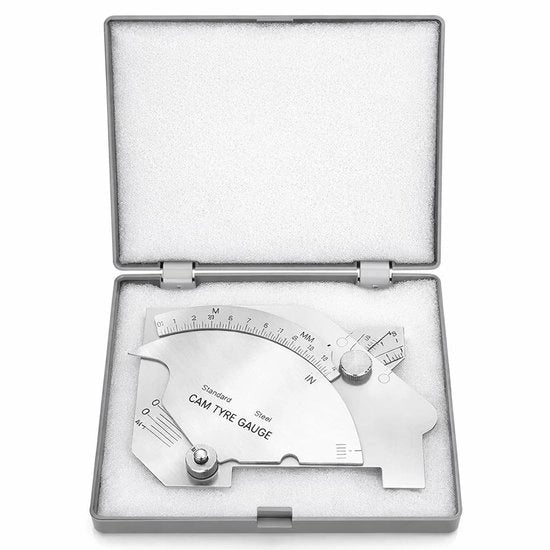 Misuratore di Lamiere - Materiale Resistentente al Ruggine - Strumento di Misura delle Lamiere - Nastro di Misura per le Solderature - Formato Compatto - Peso Leggero - Misuratore di Lamiere