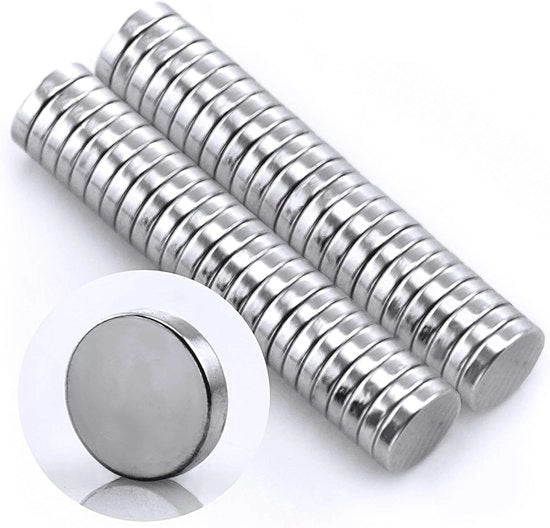 Magneti Neodym Ronde - Superforti per Frigorifero e Cucina - 50 pezzi - 5x1mm