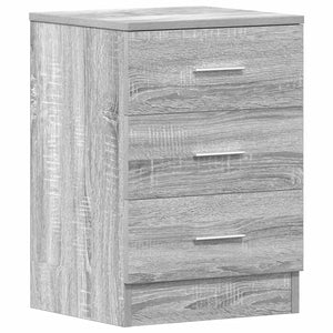 Comodino Grigio Sonoma 38x35x56 cm in Legno Multistrato cod mxl 30455