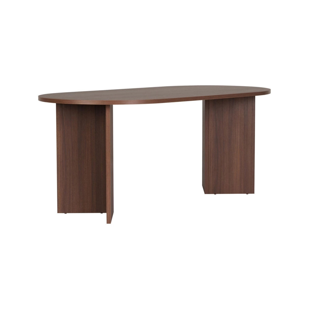 Monterano, Tavolo Fisso 6 Posti, 180x89.5x75h cm Marrone Noce