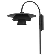Applique Plato Luminex tripla nera 1xE27 metallo