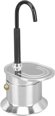 Caffettiera Mini a Vapore in Lega di Alluminio per 1 Tazza - Tipo Moka Classico - Caffettiera da Cucina per Uso Domestico - Preparazione Rapida