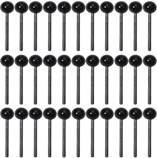 Occhi Mini per Progetti DIY - 300 pezzi - Nero - Mini Occhi - Adatti per Animali in Peluche