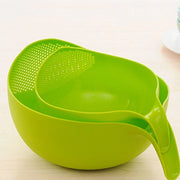 Set per il lavaggio del riso verde, contenitore per scolamento, contenitore per verdure, contenitore per frutta