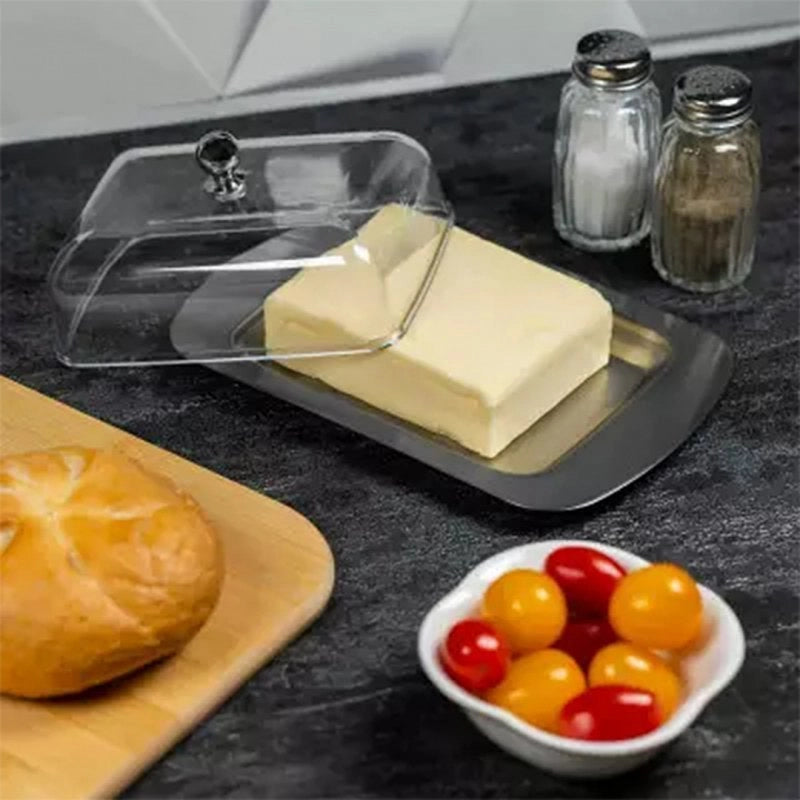 Burriera in acciaio inossidabile acrilico Kinghoff KH-4027