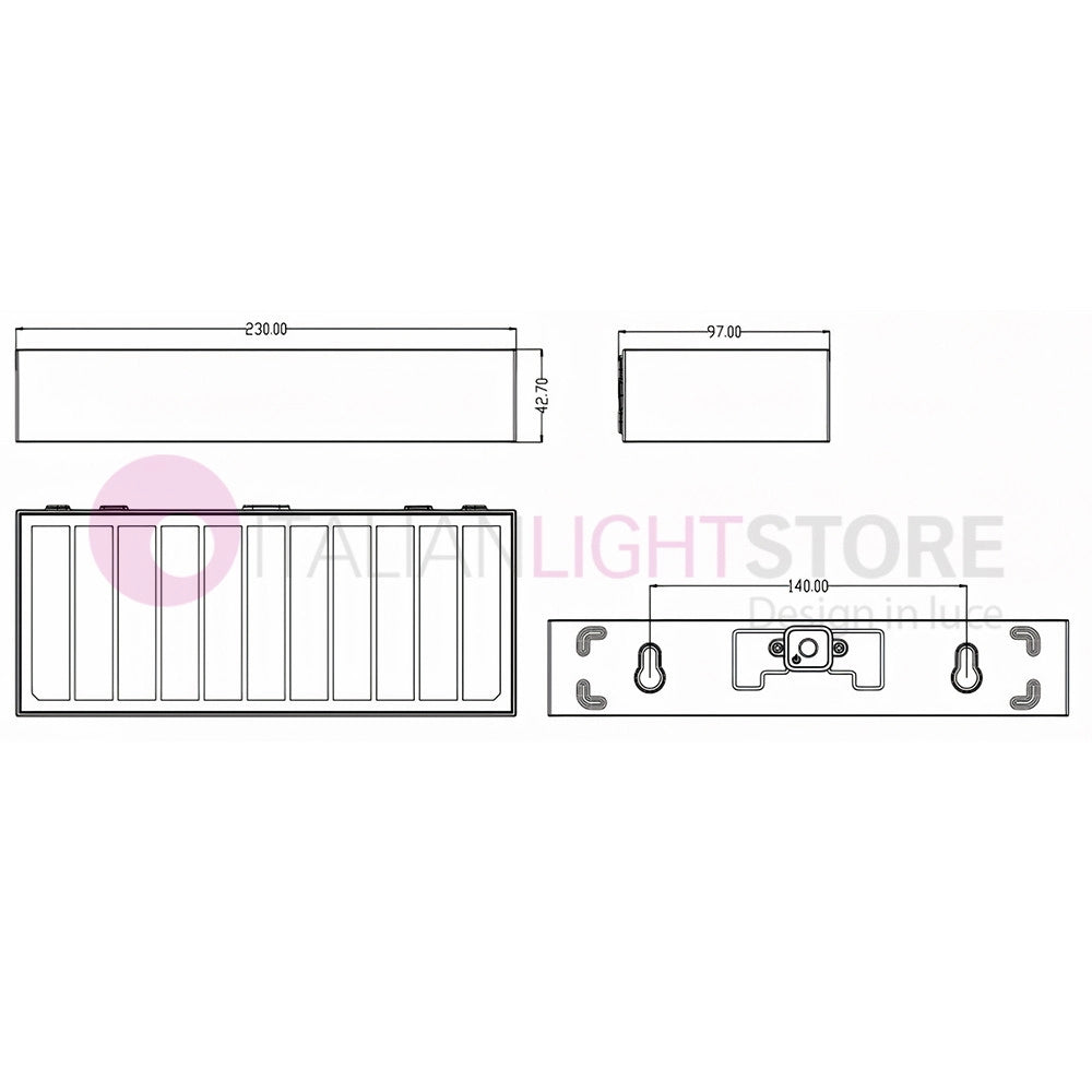 SUNLIGHT Applique LED Bianca Con Pannello Solare, Sensore Crepuscolare e Movimento