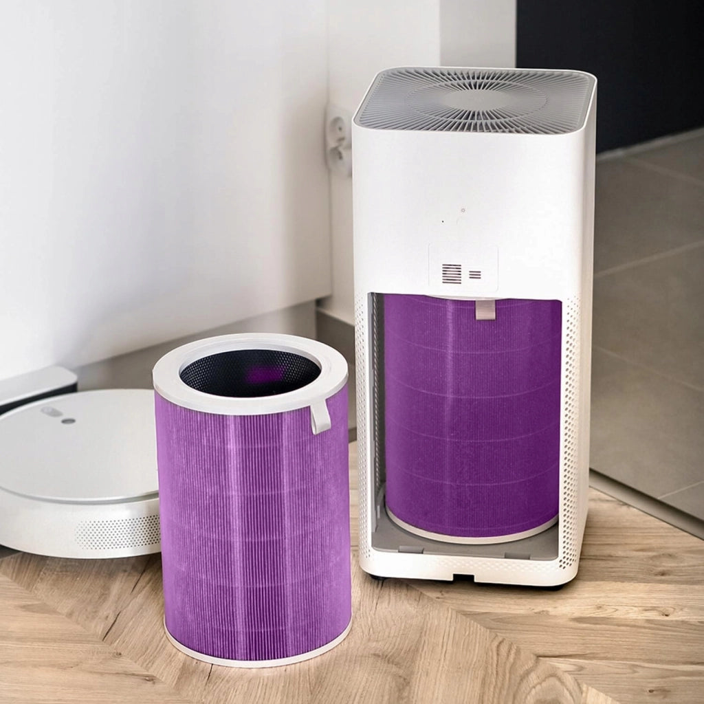 Filtro HEPA Antibatterico per Purificatore Aria – 4 Strati, Carboni Attivi, Chip RFID
