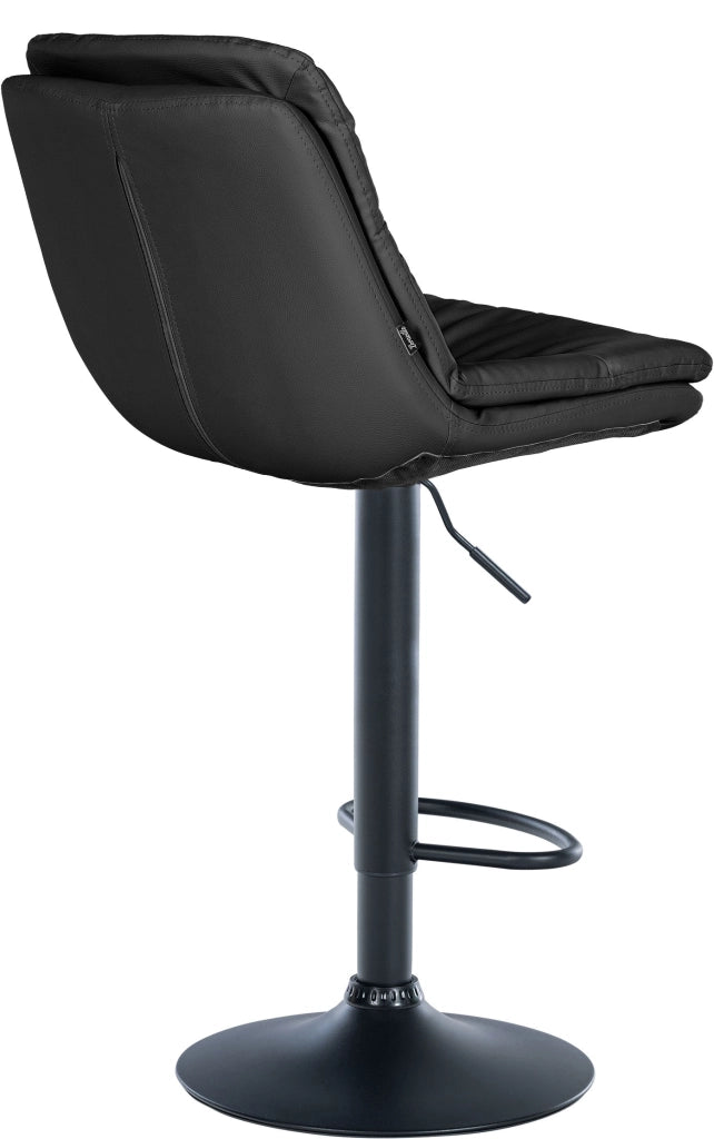 Barhocker Laurel Kunstleder schwarz