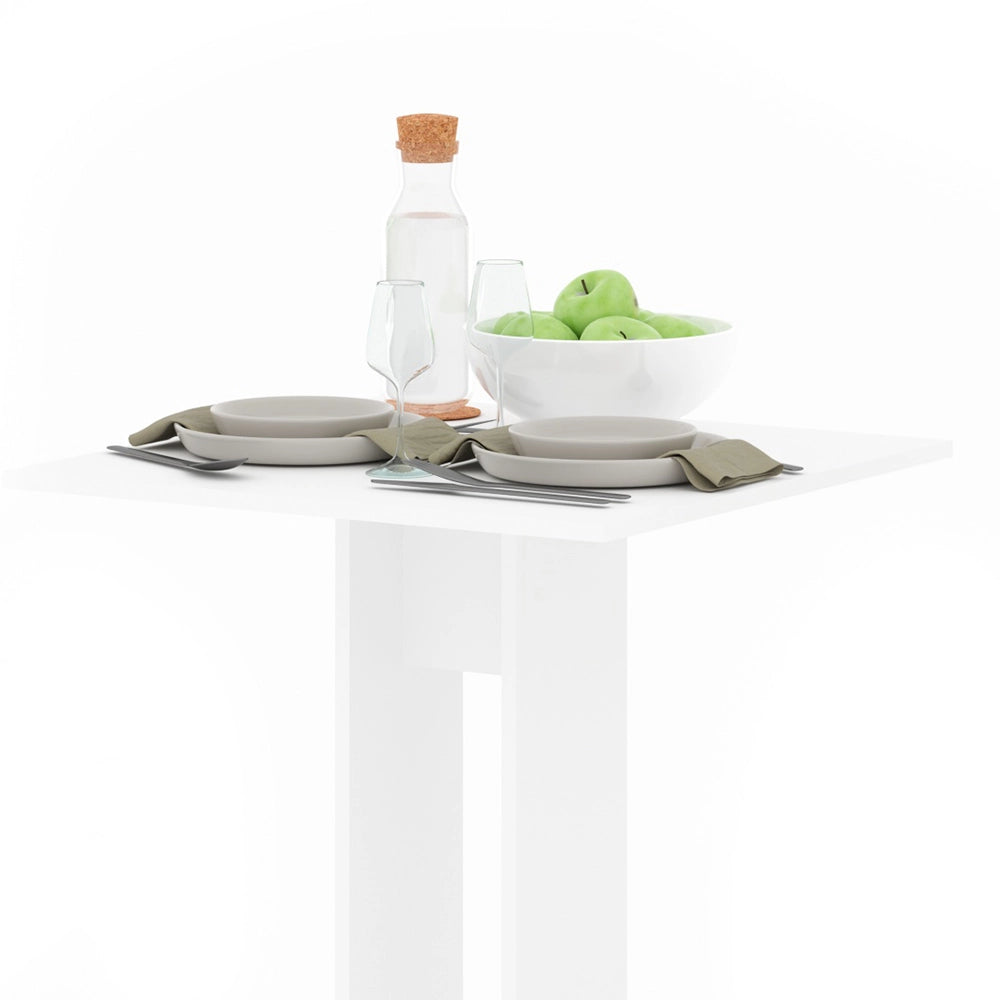 Vicco Tavolo da pranzo Bianco 65 x 65 cm